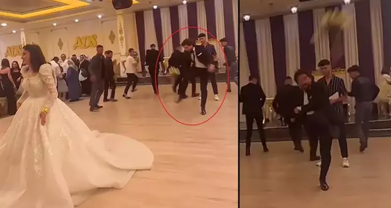 Düğüne giden akademisyen görenleri şaşkına çevirdi: Gelinin attığı çiçeğe o denli bir şey yaptı ki…