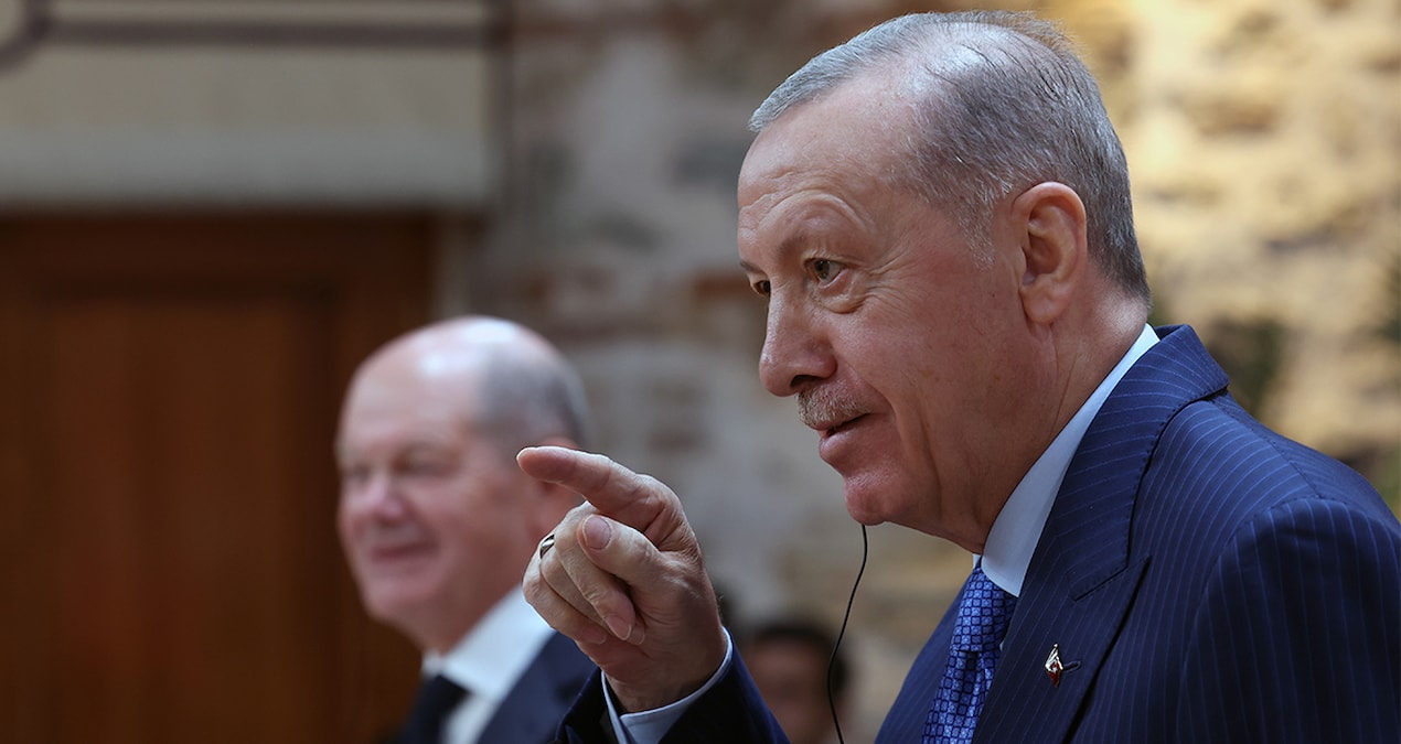 Scholz ile görüşen Erdoğan’dan mülteci açıklaması: Kapımız açık