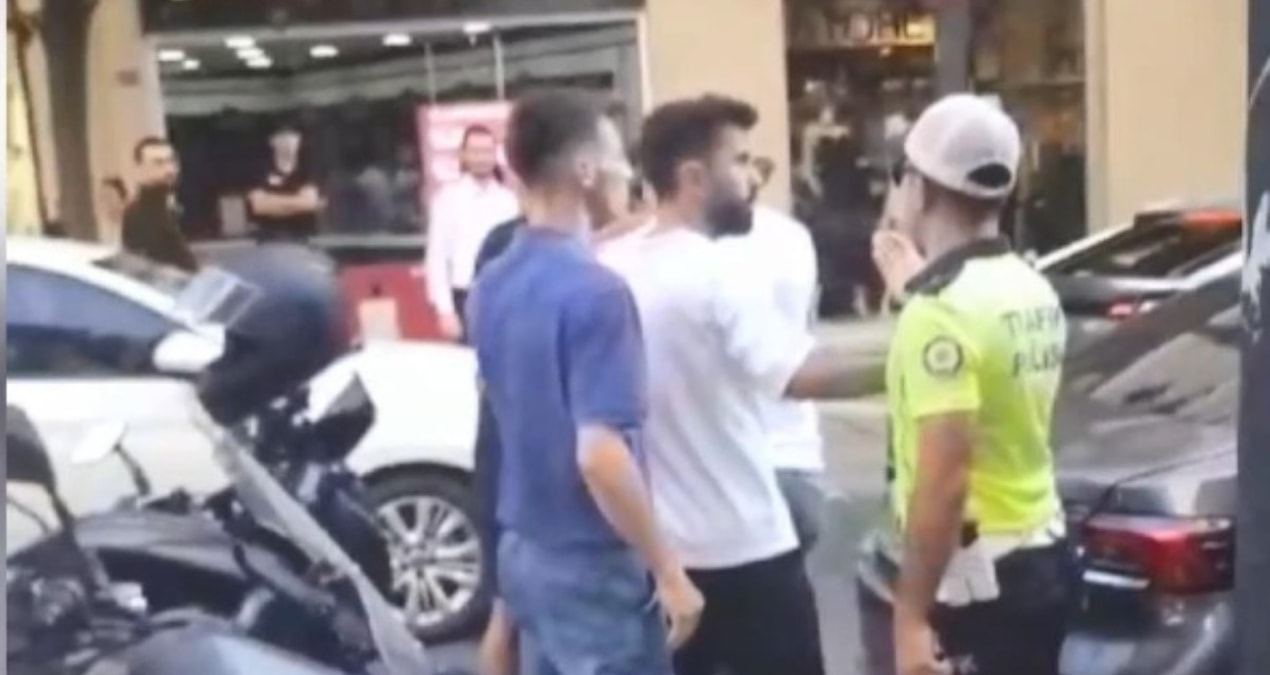 Sevgilisi kazada yere düşen adam Nişantaşı’nı birbirine kattı: Turisti ‘doğramakla’ tehdit etti