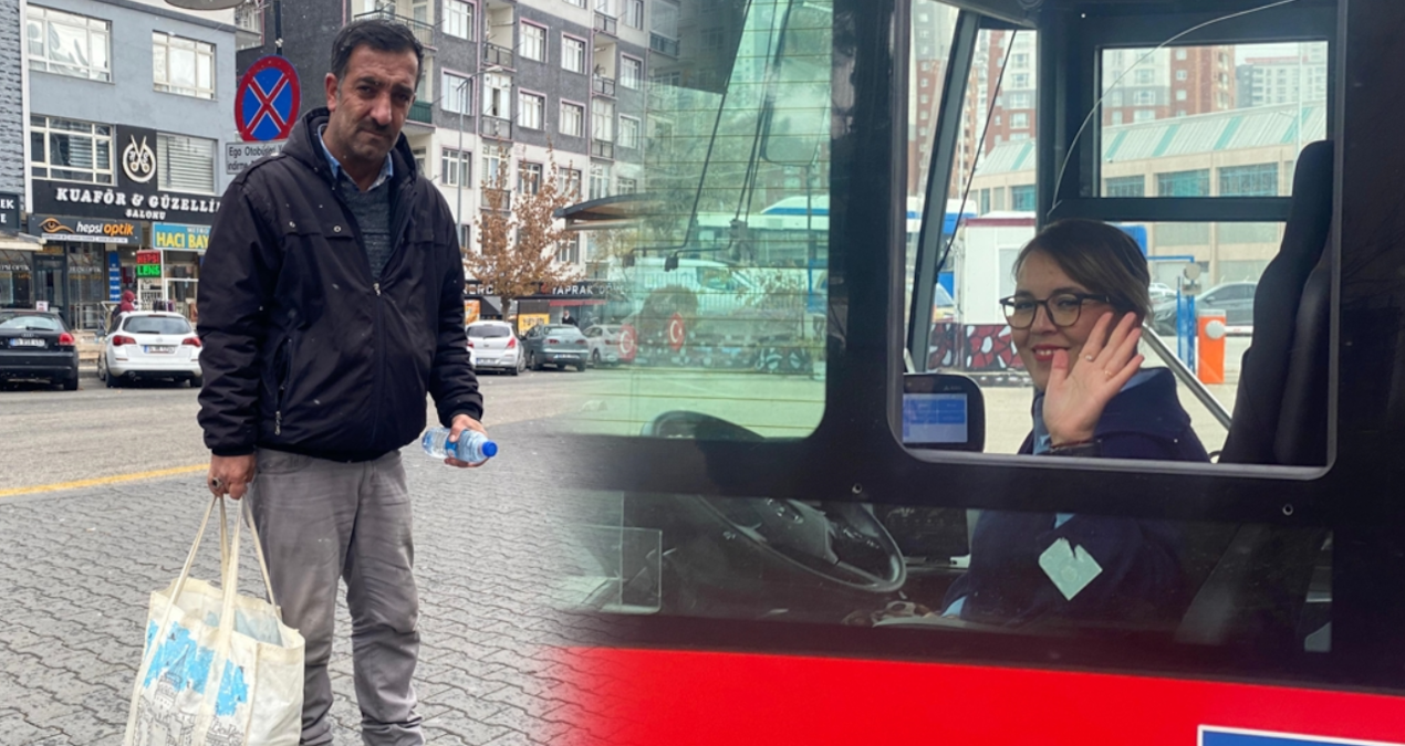 Kadın sürücüye saldırıyı engellemek istedi: Hastanelik oldu