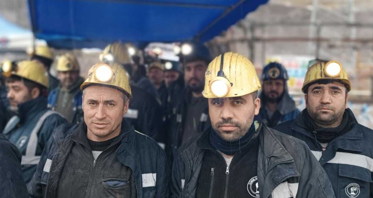 Madencilerin hareketinde ikinci denetim ekibi madene indi