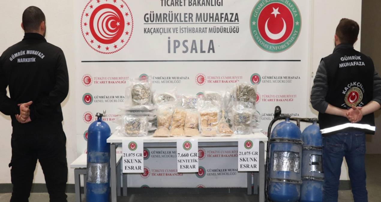 İpsala ve Esendere’de 493 kilo uyuşturucu yakalandı
