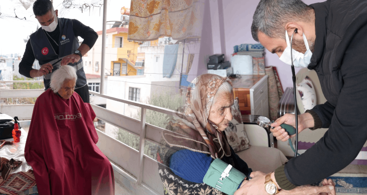 Belediye’den 65 Yaş üstü ve engelli vatandaşlara bakım hizmeti