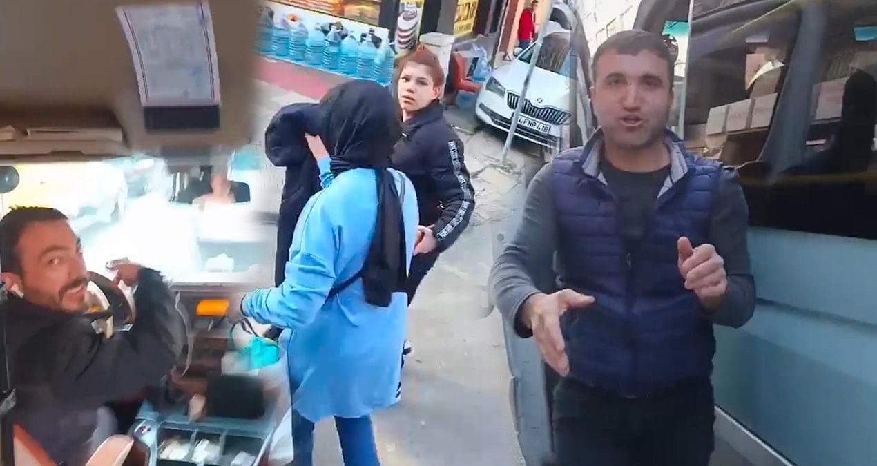 İstanbul’da iki minibüs yarıştı, gebe yolcu daha fazla dayanamadı