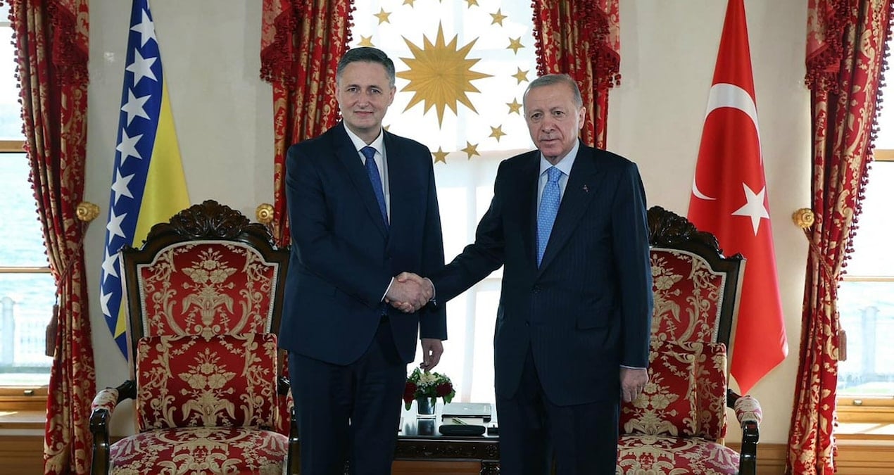 Cumhurbaşkanı Erdoğan Bosna Hersek Devlet Başkanlığı Kurulu Üyesi Becirovic ile görüştü