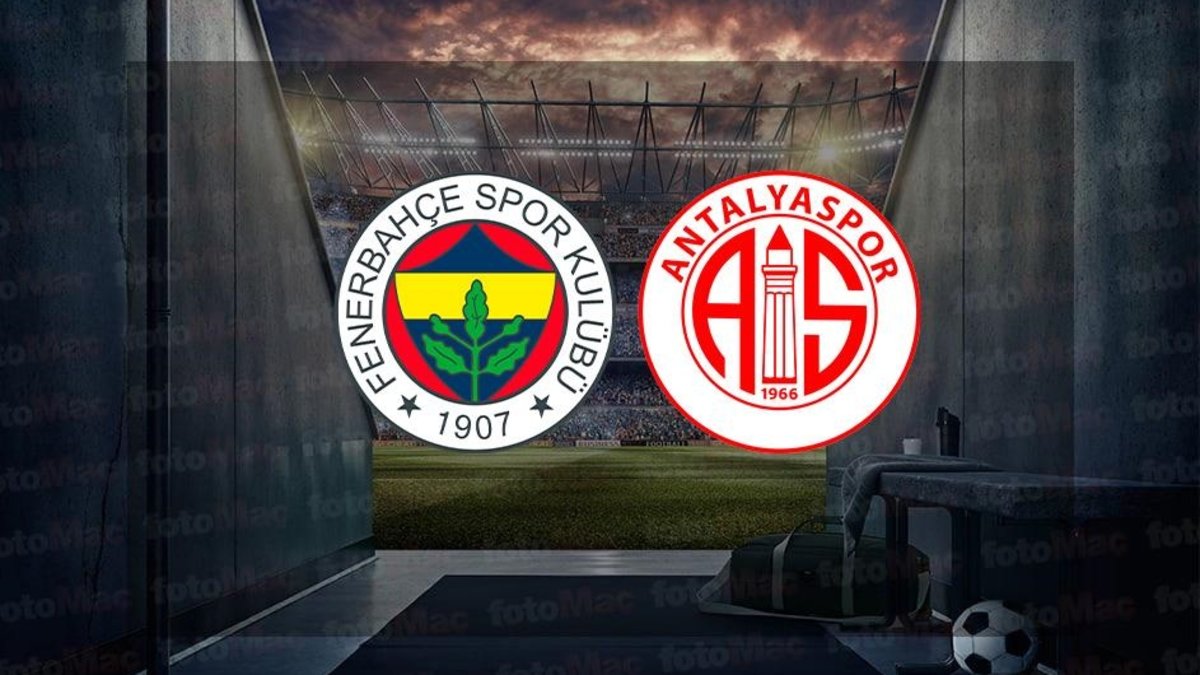 Fenerbahçe-Onvo Antalyaspor maçı CANLI | Trendyol Süper Lig canlı anlatım