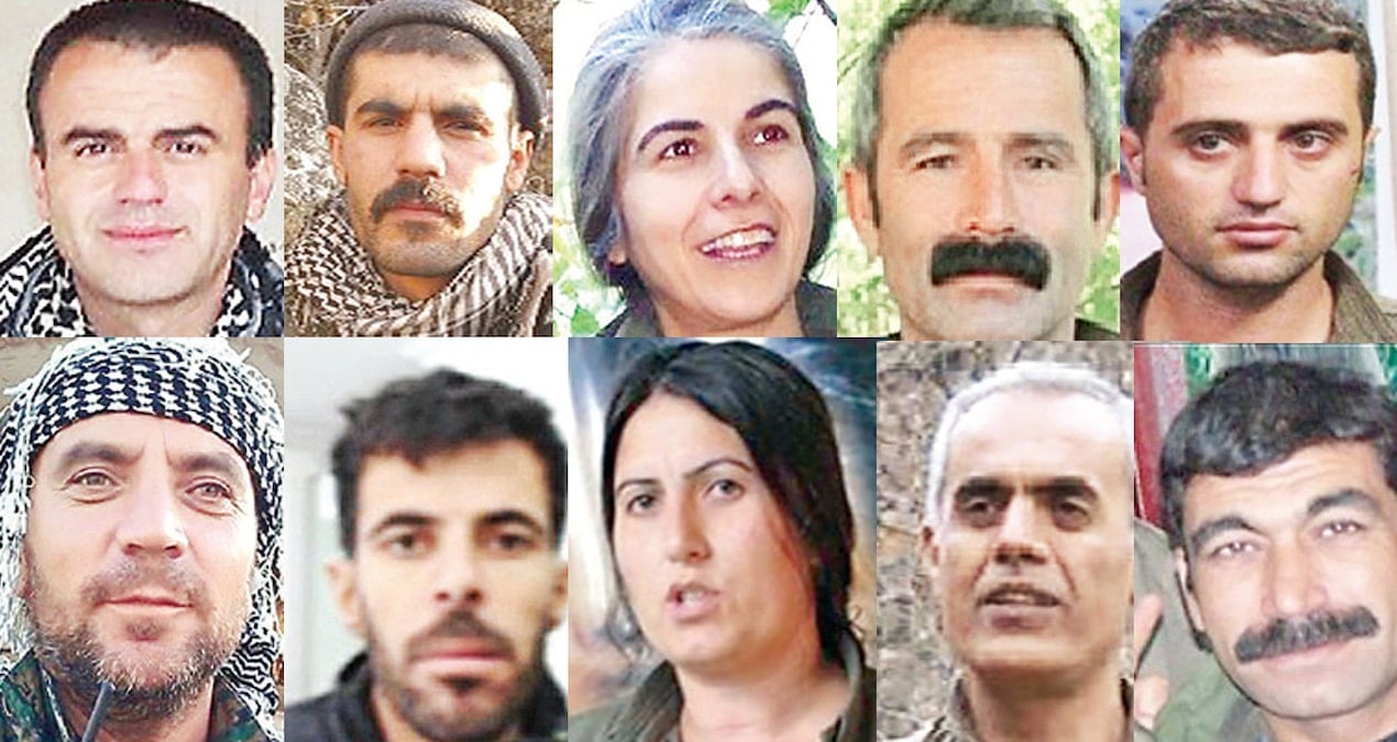 İşte YPG’nin aranan azılı teröristleri