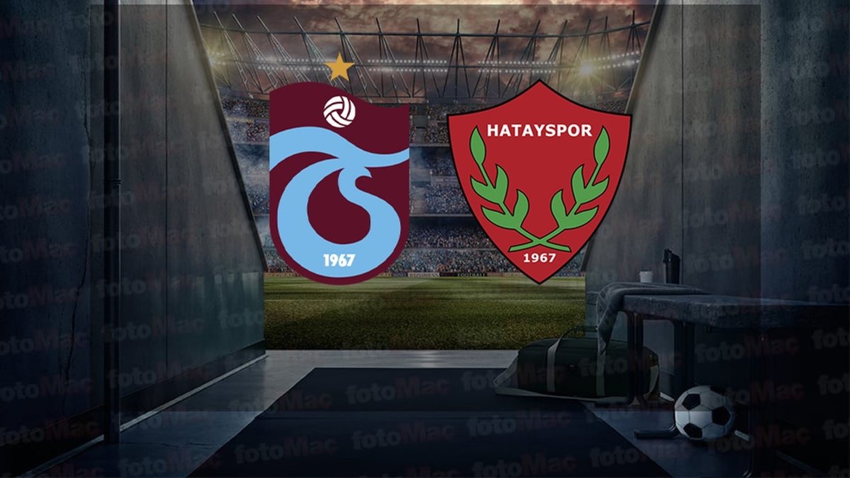 Trabzonspor-Hatayspor maçı CANLI İZLE | Trabzonspor-Atakaş Hatayspor maçı hangi kanalda? Saat kaçta?