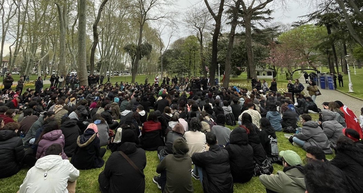 Gülhane Parkı’nda toplanan 43 genç gözaltına alındı