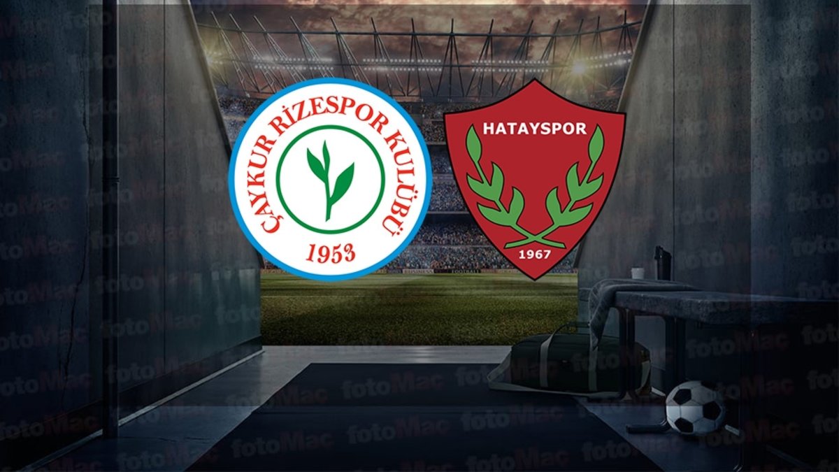 Rizespor-Hatayspor maçı izle | Çaykur Rizespor-Atakaş Hatayspor maçı ne zaman, saat kaçta ve hangi kanalda?