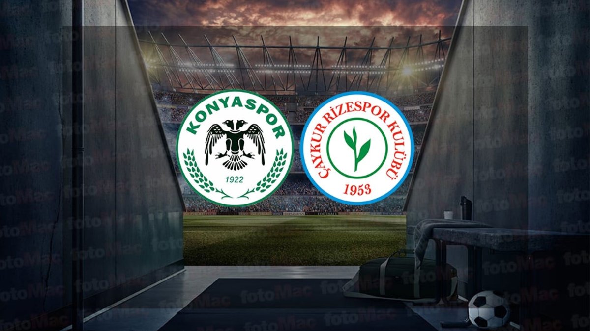 TÜMOSAN Konyaspor-Çaykur Rizespor maçı CANLI (Trendyol Süper Lig)