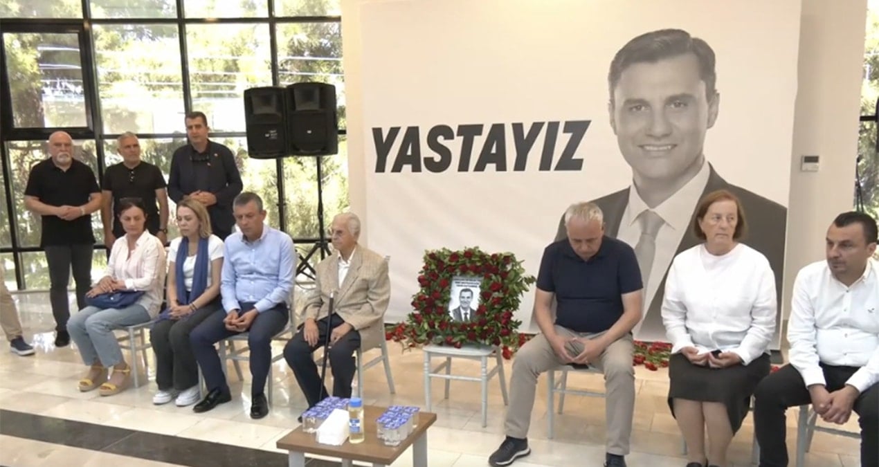 Özgür Özel ile Nurcan Zeyrek, taziyeleri kabul etti