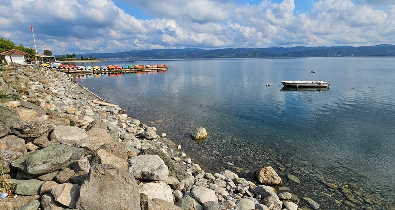 Sapanca Gölü’nde su seviyesi düştü