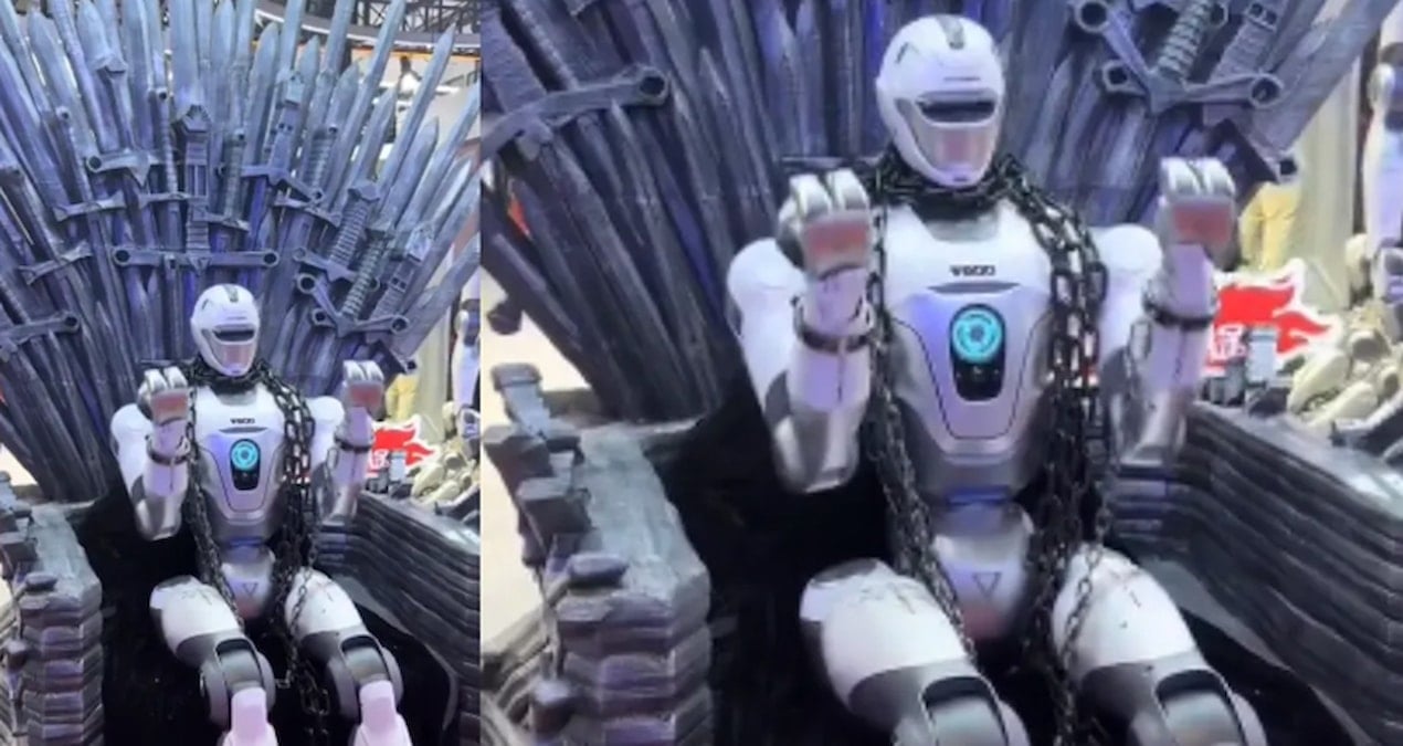 41 eklemle insan hareketini birebir taklit eden dev robot boksör sahneye çıkıyor!