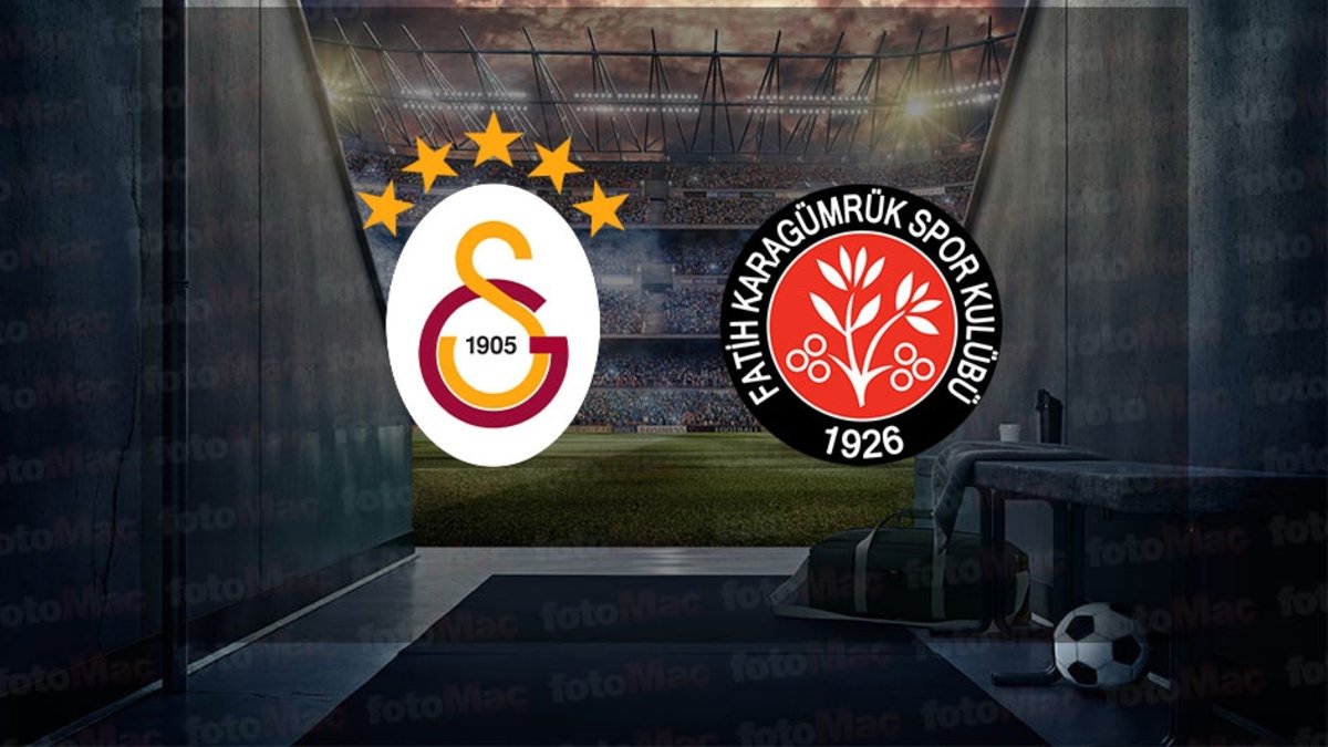 Galatasaray Fatih Karagümrük maçı saat kaçta? | Galatasaray – Fatih Karagümrük maçı ne zaman, hangi kanalda?