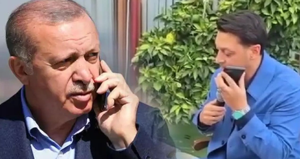Erdoğan’dan Mesut Özil’e KKTC telefonu!