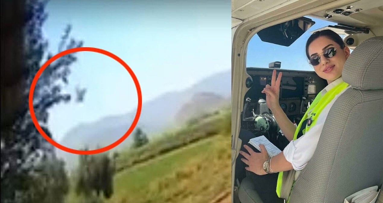 Pilot adayı Berfu hayatını kaybetmişti! Uçağın kaza görüntüleri ortaya çıktı