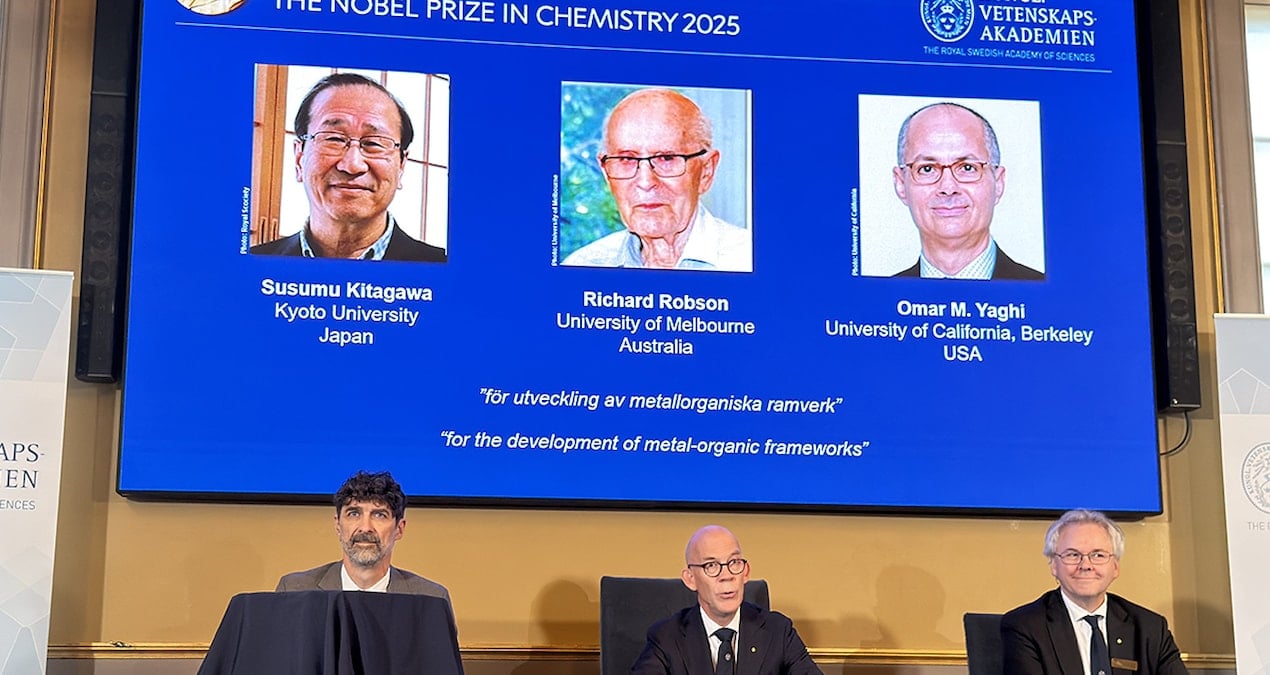 2025 Nobel Kimya Ödülü sahiplerini buldu