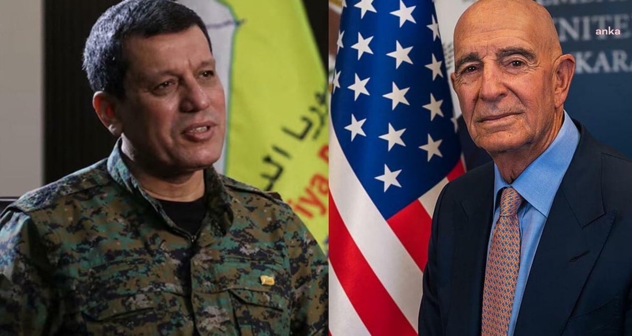 ABD’li Büyükelçi Tom Barrack YPG elebaşı Mazlum Abdi ile görüştü