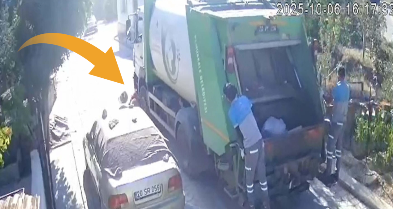 Çöp kamyonunun altında kalan kadın öldü