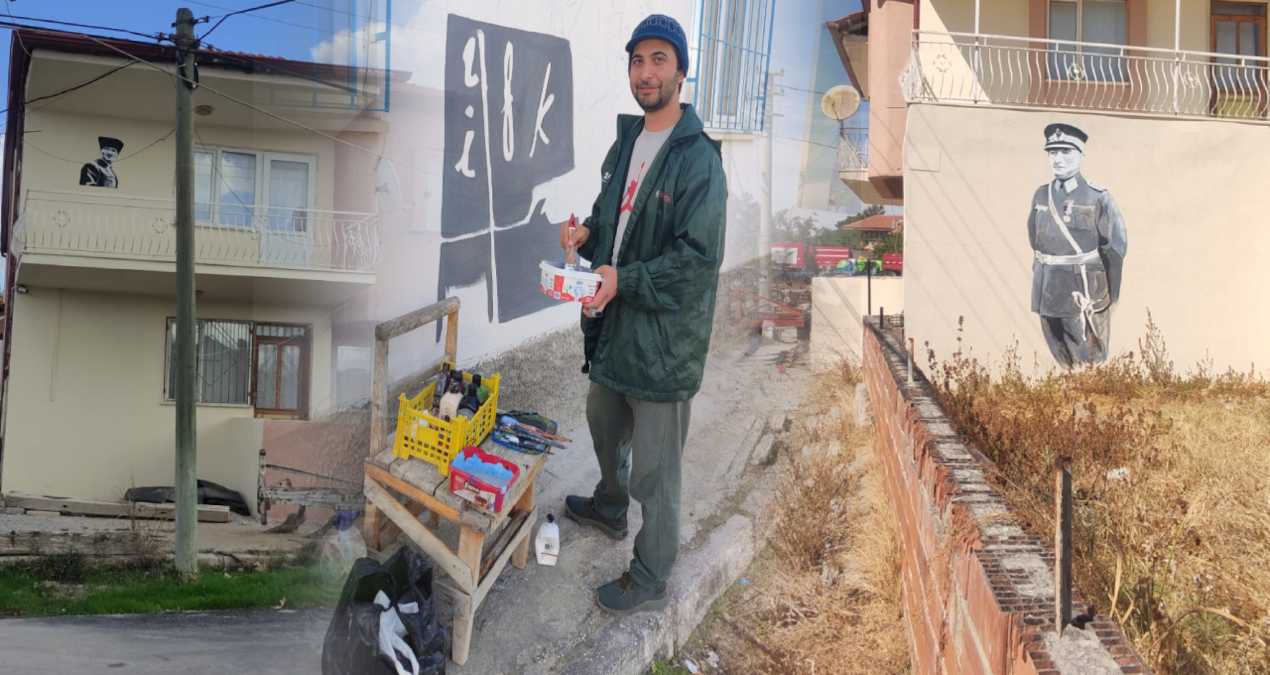En anlamlı kutlama: Cumhuriyet köyünde her eve bir Atatürk