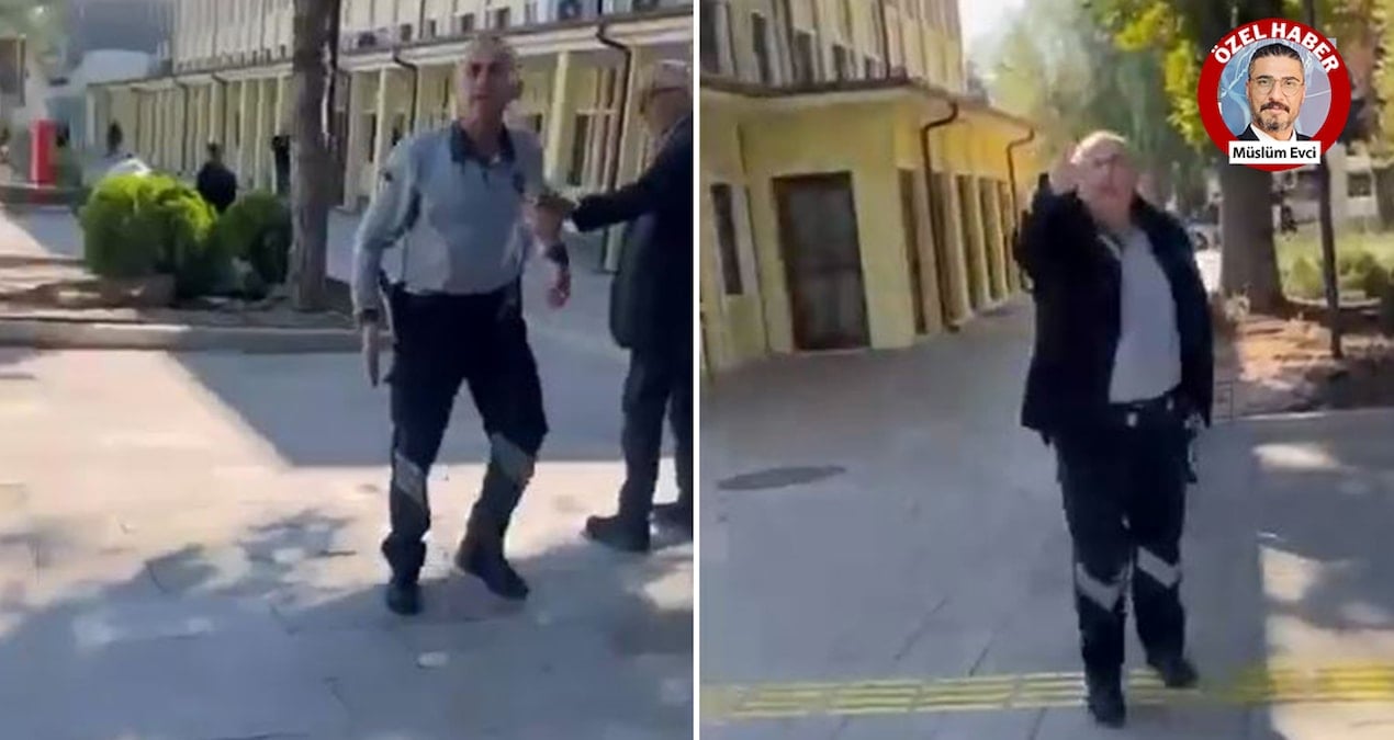Gaziye büyük saygısızlık! Park yeri sorduğu güvenlik görevlisi tarafından darbedildi