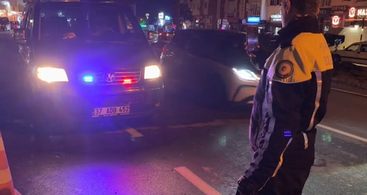 Pes dedirten cesaret! Sahte çakarlı araçla karakola girdi
