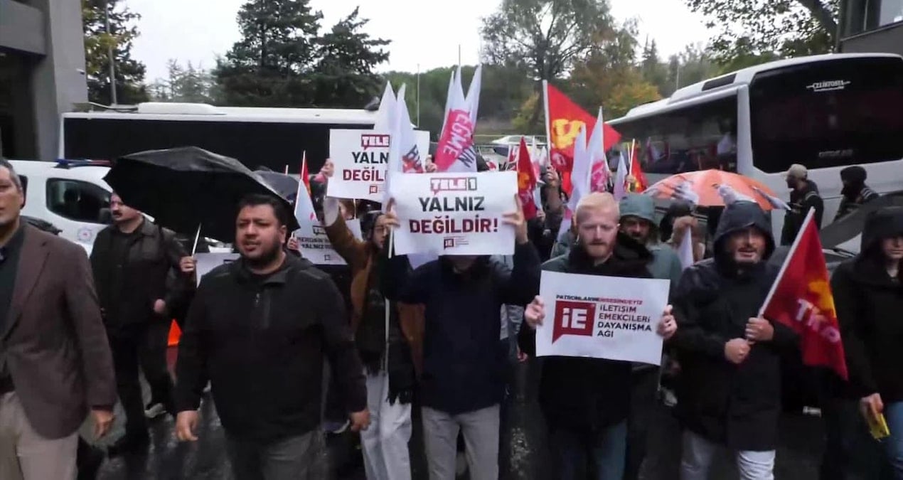TKP’den TELE1’e destek yürüyüşü: “Gazeteciler Susmaz”