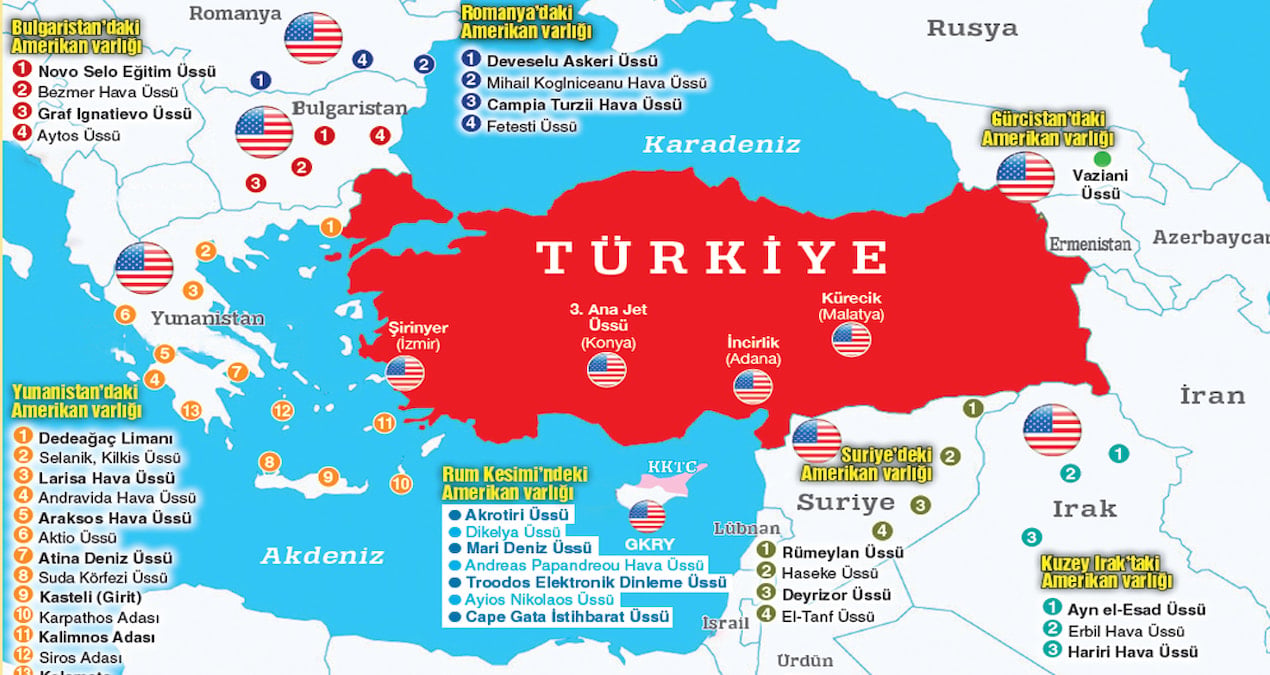 Türkiye’nin etrafı sarıldı!