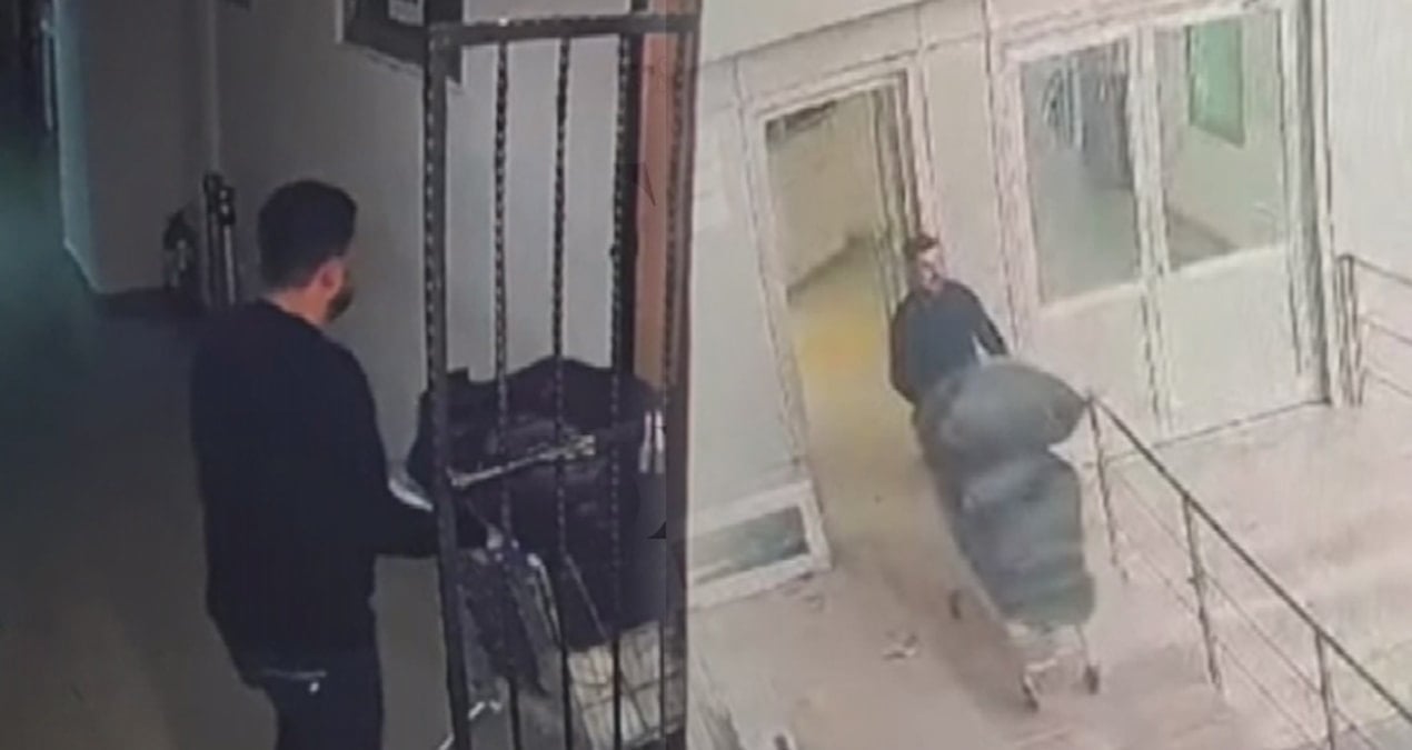 Büyükçekmece Adliyesi’ndeki soygunun ilk kareler