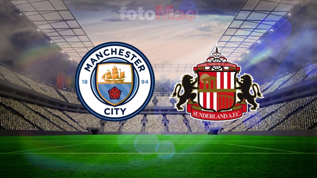 Manchester City-Sunderland maçı izle | Tüm yayın bilgileri ve muhtemel 11’ler