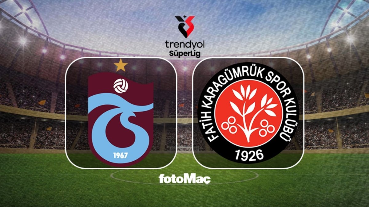 Trabzonspor-Fatih Karagümrük maçı ne zaman, saat kaçta ve hangi kanalda?