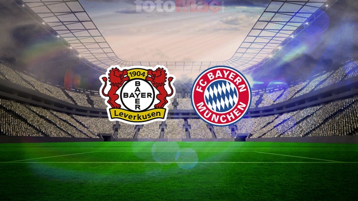 CANLI YAYIN | Bayer Leverkusen-Bayern Münih maçı saat kaçta, hangi kanalda?