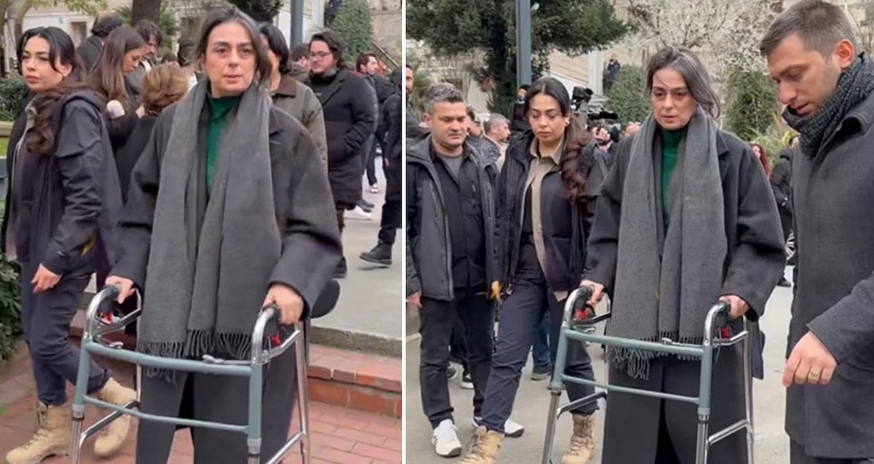 Üsküdar Belediye Başkanı’nın yürüteçli görüntüsü şaşırttı