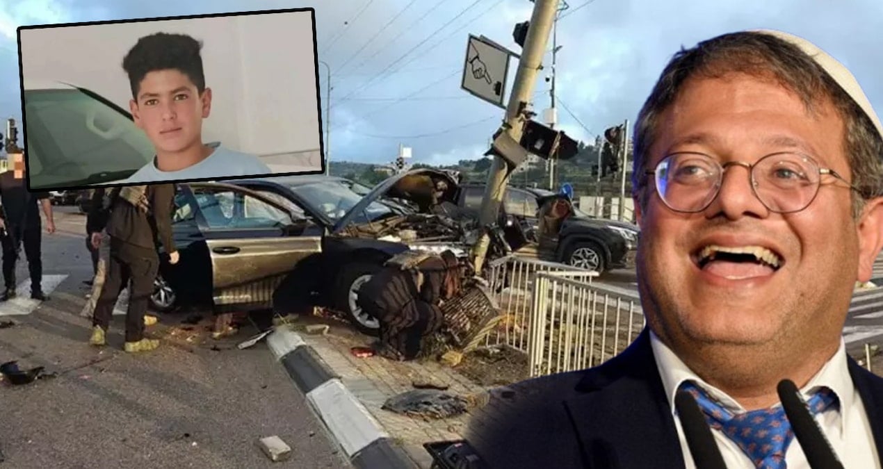 Bakanlıktan skandal açıklama! İsrailli aşırı sağcı bakana ait resmi araç Filistinli genci ezdi