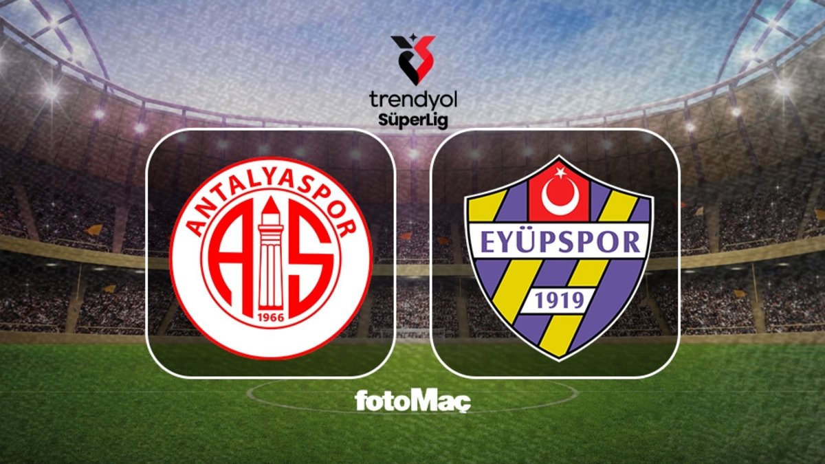 Hesap.com Antalyaspor – ikas Eyüpspor maçı saat kaçta, hangi kanalda?