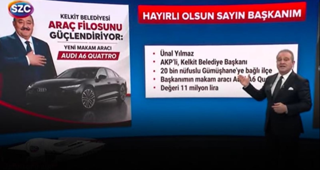 20 bin nüfuslu ilçeye 11 milyonluk makam aracı