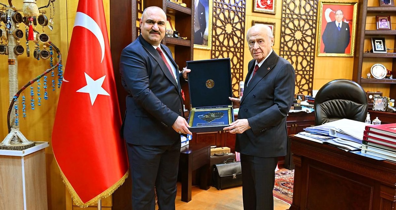 Bahçeli, Kerkük Valisi Muhammed Seman Ağa’yı kabul etti