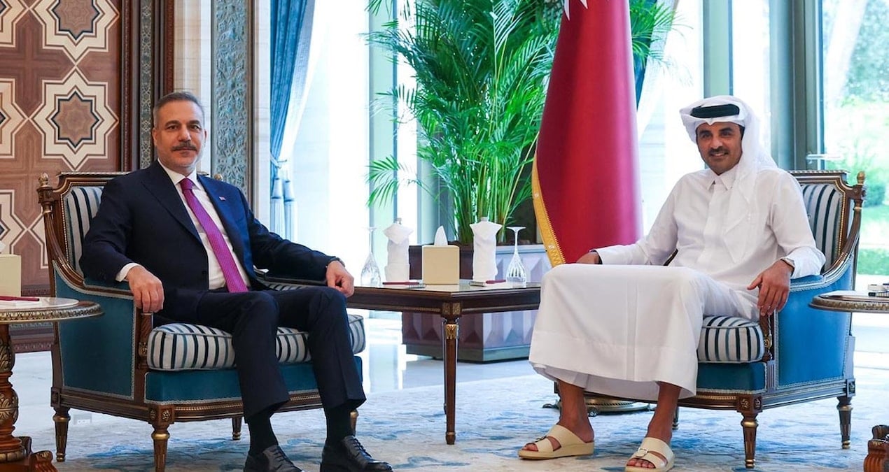 Bakan Hakan Fidan, Katar Emiri Al Sani tarafından kabul edildi