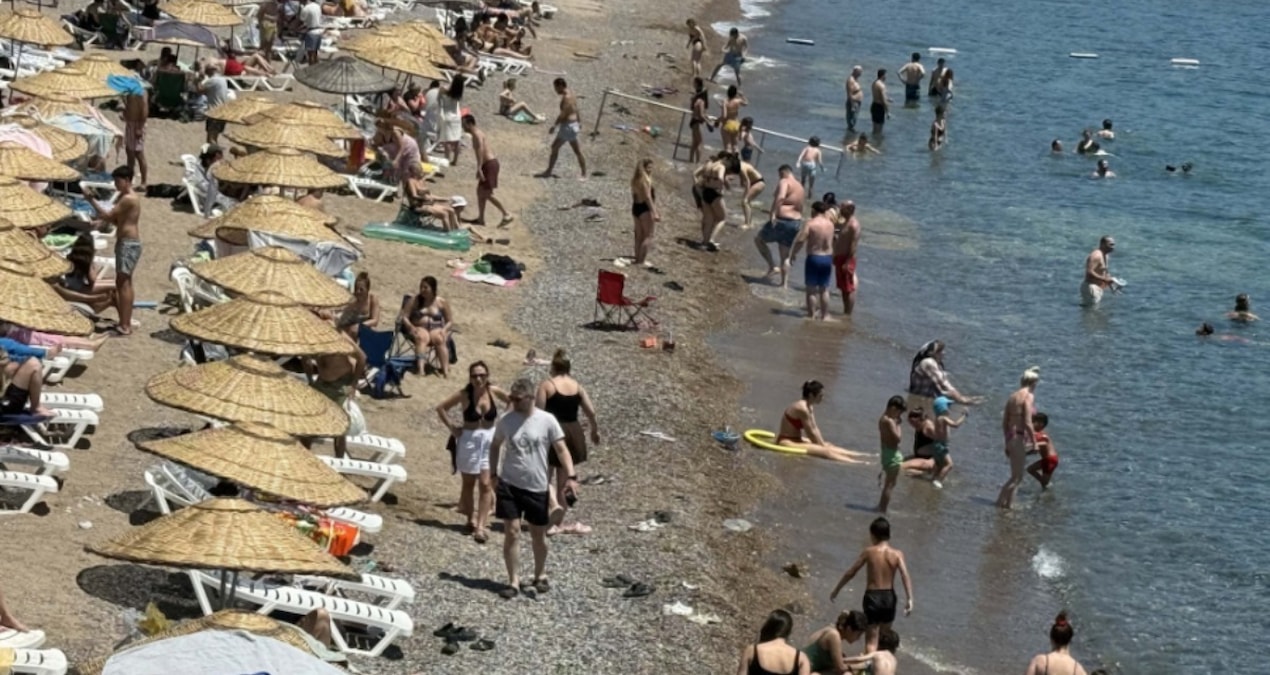 Bayramda Bodrum sahilleri dolup taştı