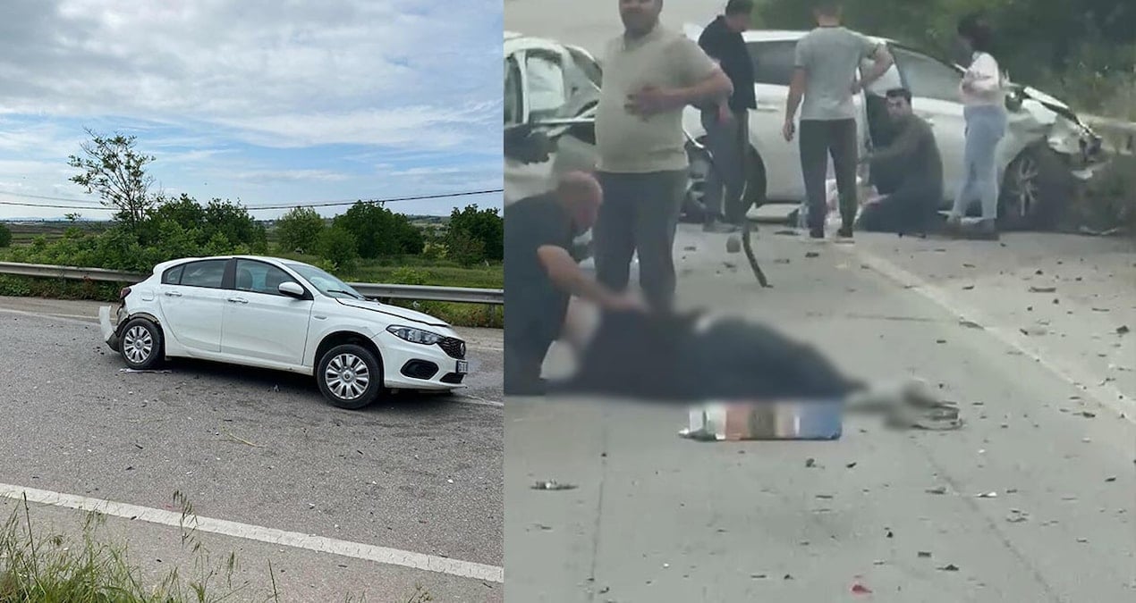 Çanakkale’de 2 otomobilin çarpıştı: 2 kişi öldü