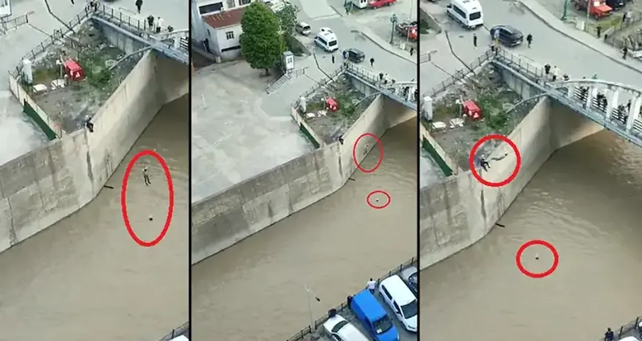 Canını hiçe saydı! Artvin’de mucize kurtuluş