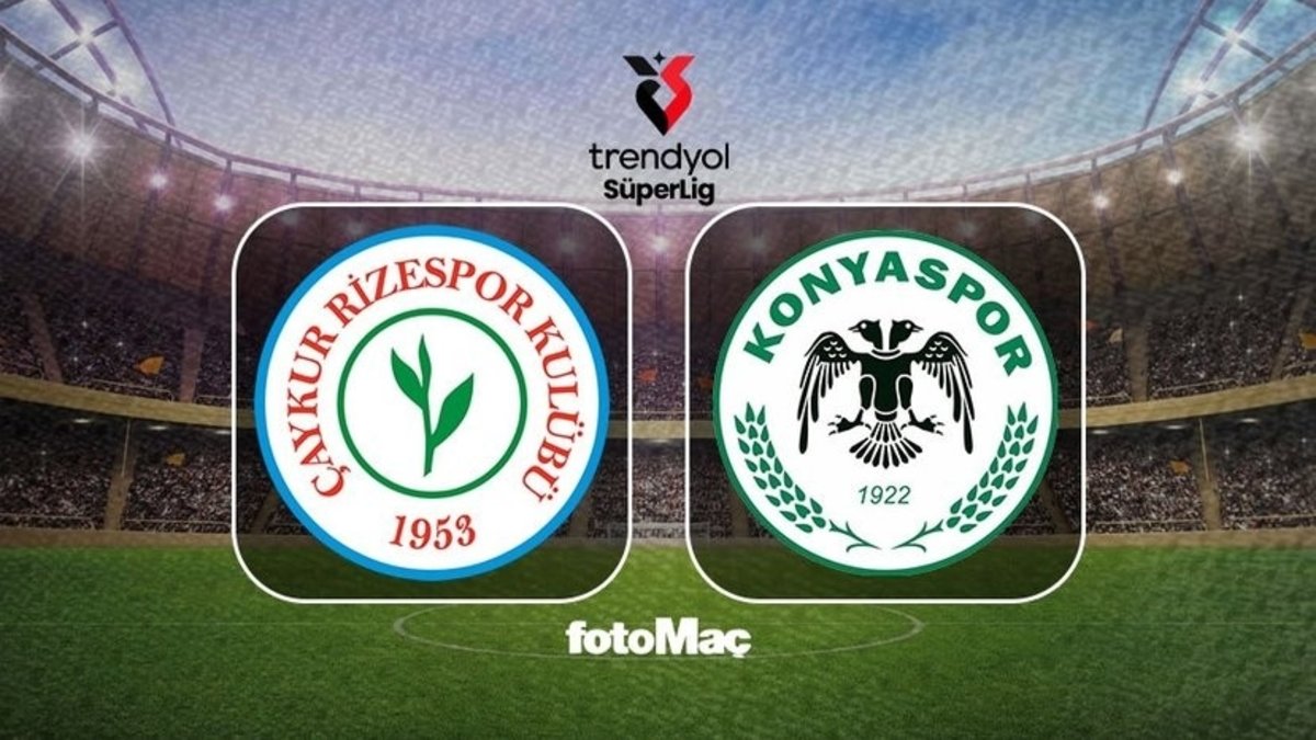 Çaykur Rizespor-TÜMOSAN Konyaspor maçı CANLI