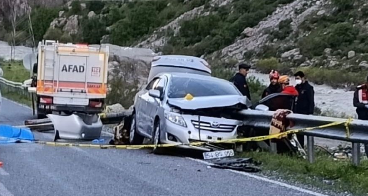 Düğün dönüşü feci kaza… Bir ölü, üç yaralı