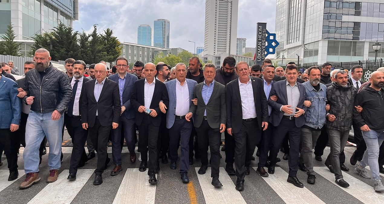 Kayyum fedaileri böyle geldi