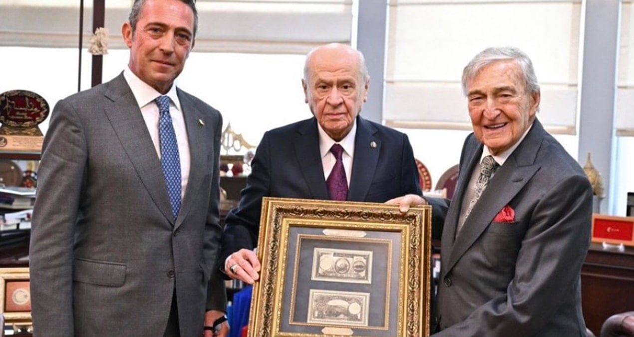 Koç ailesinden Bahçeli’ye bozkurtlu banknot