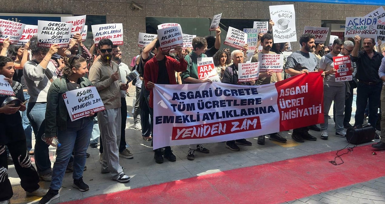 Tencere tavalı asgari ücret ve emekli maaşı eylemi