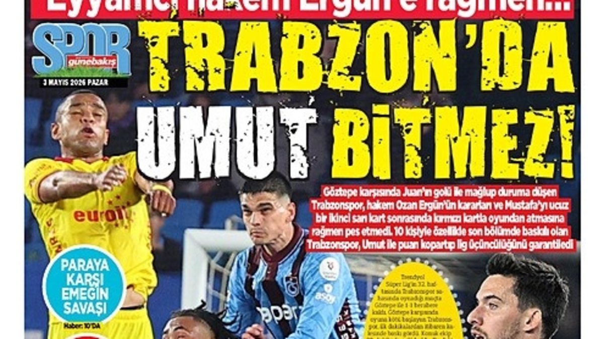 Trabzon’da Umut bitmez