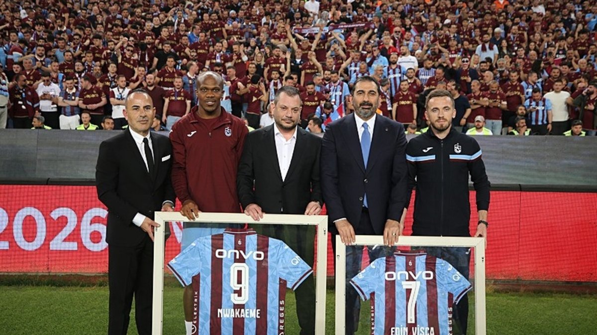 Trabzonspor Visca ve Nwakaeme’ye veda etti!