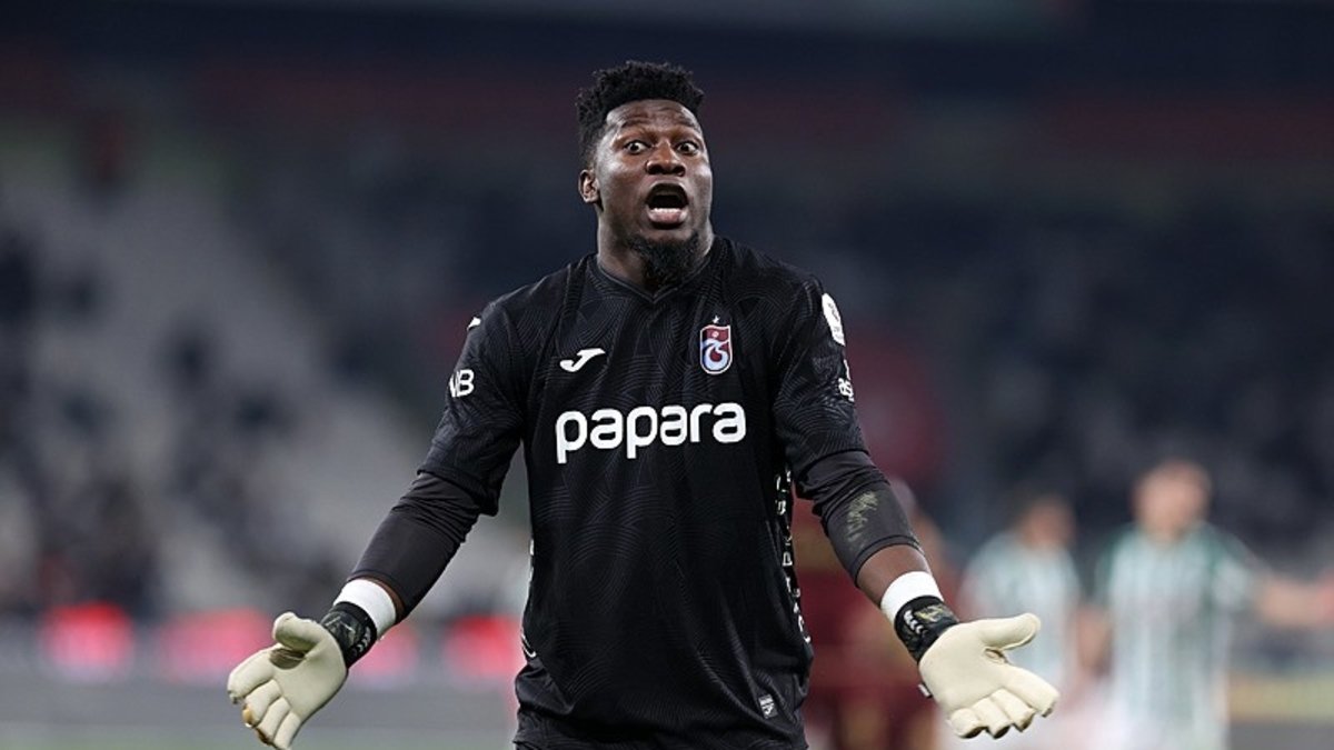 Trabzonspor’da Andre Onana şoku! Oyuna devam edemedi